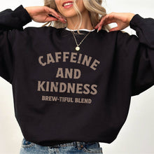 Load image into Gallery viewer, Funny Coffee Lover Sweatshirt Crewneck Coffee Shop Merch