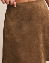 Load image into Gallery viewer, Ciera Faux Suede Mini Skirt