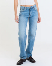 Load image into Gallery viewer, Rebel Mid Rise Slim Straight in On Repeat