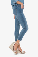Load image into Gallery viewer, CONNIE HIGH RISE FAB AB SLIM FIT CROP SKINNY (ECO-FRIENDLY - INTEGRITY WASH)