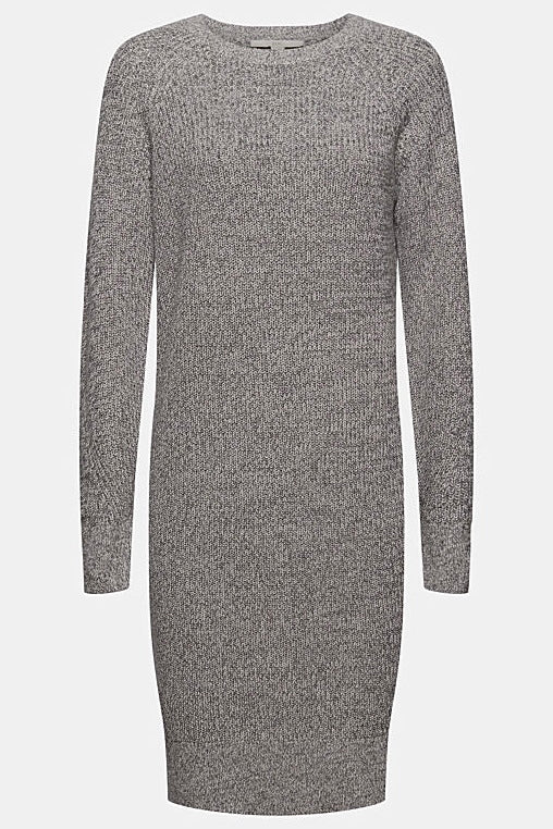 ESPRIT ORGANIC COTTON KNIT SWEATER DRESS