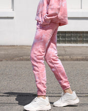 Load image into Gallery viewer, The "BRUNETTE HEARTS JUICY" Best Friend Pink Marble Tie-Dye Jogger | Juicy Couture
