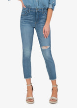 Load image into Gallery viewer, CONNIE HIGH RISE FAB AB SLIM FIT CROP SKINNY (ECO-FRIENDLY - INTEGRITY WASH)