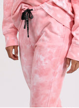 Load image into Gallery viewer, The "BRUNETTE HEARTS JUICY" Best Friend Pink Marble Tie-Dye Jogger | Juicy Couture
