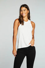 Load image into Gallery viewer, GAUZE JERSEY RACER TANK