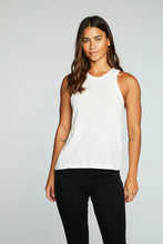 Load image into Gallery viewer, GAUZE JERSEY RACER TANK