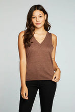 Load image into Gallery viewer, TRIBLEND JERSEY V NECK DEEP ARMHOLE MUSCLE TANK