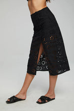 Load image into Gallery viewer, Belle Midi Skirt - Black Onyx