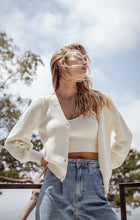 Load image into Gallery viewer, DAHLIA RIB SWEATER KNIT CARDIGAN