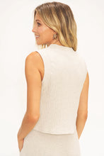 Load image into Gallery viewer, JOANNA SWEATER RIB TANK - ASH