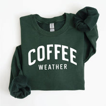 Load image into Gallery viewer, Fall Sweatshirt - Coffee Sweatshirt Crewneck Coffee Lover
