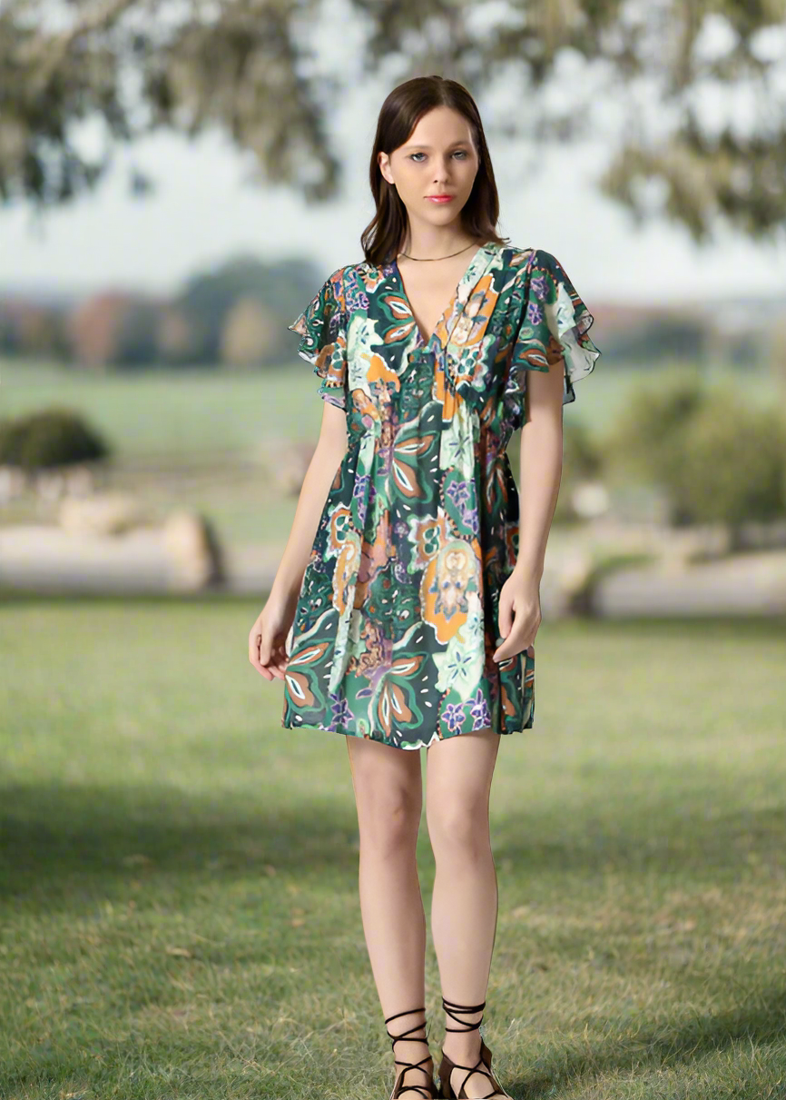 Short Printed Dress