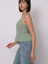 Load image into Gallery viewer, MALENA SLEEVELESS V NECK CARDIGAN-IVY GREEN
