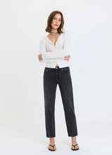 Load image into Gallery viewer, Rebel Ankle Mid Rise Slim Straight in Motion
