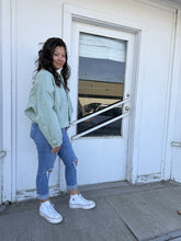 Load image into Gallery viewer, Rumi Stretch Twill Button Up Bubble Jacket
