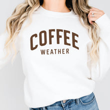 Load image into Gallery viewer, Fall Sweatshirt - Coffee Sweatshirt Crewneck Coffee Lover
