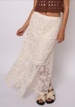 Load image into Gallery viewer, DILLA PULL ON TIER SKIRT-NATURAL

