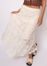 Load image into Gallery viewer, DILLA PULL ON TIER SKIRT-NATURAL

