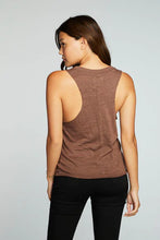Load image into Gallery viewer, TRIBLEND JERSEY V NECK DEEP ARMHOLE MUSCLE TANK
