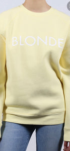 Blonde Core Crew Lemon White