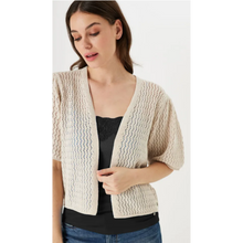 Load image into Gallery viewer, GARCIA CARDIGAN IN ALMOND/CREME
