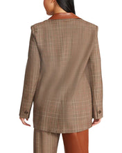 Load image into Gallery viewer, AUDREY BLAZER BROWN MULTI
